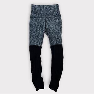 Lululemon Wunder Under Pant in Dramatic Static White Black Size 6